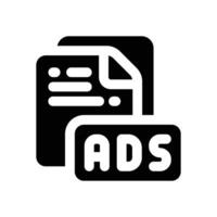 data report glyph icon. Strong and solid icon for websites and mobile apps. vector
