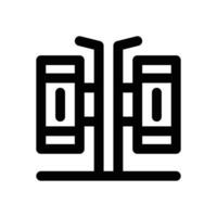 banner line icon. Clean and minimalist icon for websites and mobile apps. vector