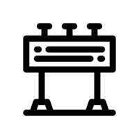 welcome gate line icon. Clean and minimalist icon for websites and mobile apps. vector
