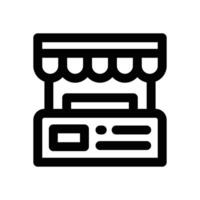 stand line icon. Clean and minimalist icon for websites and mobile apps. vector