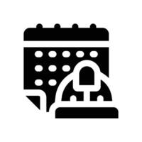 labor day glyph icon. Strong and solid icon for websites and mobile apps. vector