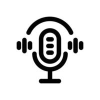 podcase line icon. Clean and minimalist icon for websites and mobile apps. vector