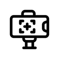 selfie line icon. Clean and minimalist icon for websites and mobile apps. vector