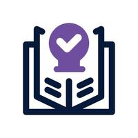 creative dual tone icon. Sleek and modern icon for websites and mobile apps. vector