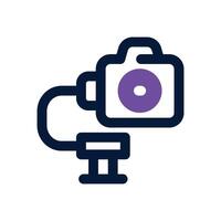 gimbal dual tone icon. Sleek and modern icon for websites and mobile apps. vector