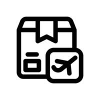 airplane line icon. Clean and minimalist icon for websites and mobile apps. vector