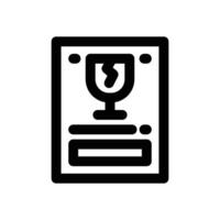 shipping label line icon. Clean and minimalist icon for websites and mobile apps. vector