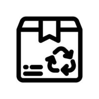 recycle line icon. Clean and minimalist icon for websites and mobile apps. vector