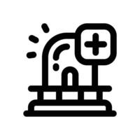 siren line icon. Clean and minimalist icon for websites and mobile apps. vector