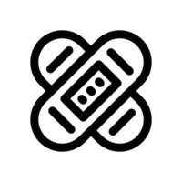 band aid line icon. Clean and minimalist icon for websites and mobile apps. vector