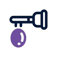 oxygen dual tone icon. Sleek and modern icon for websites and mobile apps. vector