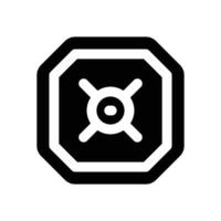 weight glyph icon. Strong and solid icon for websites and mobile apps. vector