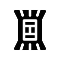 protein glyph icon. Strong and solid icon for websites and mobile apps. vector