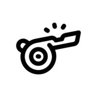 whistle line icon. Clean and minimalist icon for websites and mobile apps. vector