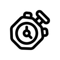 stopwatch line icon. Clean and minimalist icon for websites and mobile apps. vector
