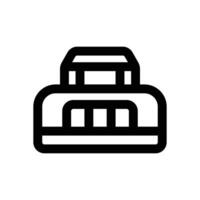 sport bag line icon. Clean and minimalist icon for websites and mobile apps. vector