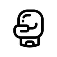 boxing gloves line icon. Clean and minimalist icon for websites and mobile apps. vector