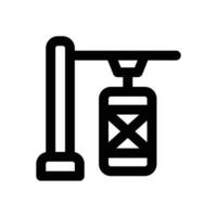 boxing bag line icon. Clean and minimalist icon for websites and mobile apps. vector