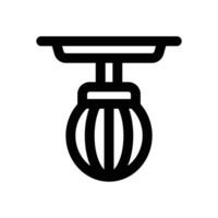 punching ball line icon. Clean and minimalist icon for websites and mobile apps. vector