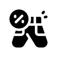 pant glyph icon. Strong and solid icon for websites and mobile apps. vector
