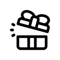 gift line icon. Clean and minimalist icon for websites and mobile apps. vector