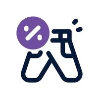 pant dual tone icon. Sleek and modern icon for websites and mobile apps. vector