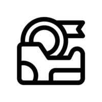 adhesive tape line icon. Clean and minimalist icon for websites and mobile apps. vector