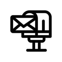 post box line icon. Clean and minimalist icon for websites and mobile apps. vector