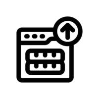 income line icon. Clean and minimalist icon for websites and mobile apps. vector