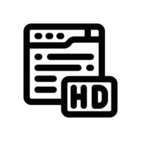 high definition line icon. Clean and minimalist icon for websites and mobile apps. vector