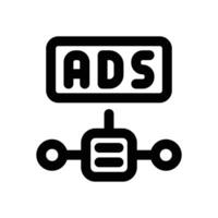 marketing line icon. Clean and minimalist icon for websites and mobile apps. vector