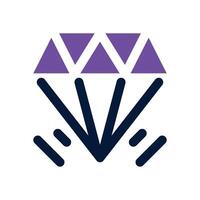 diamond dual tone icon. Sleek and modern icon for websites and mobile apps. vector