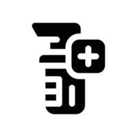 spray glyph icon. Strong and solid icon for websites and mobile apps. vector