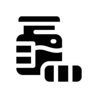 urine test glyph icon. Strong and solid icon for websites and mobile apps. vector