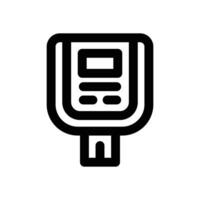 glucosemeter line icon. Clean and minimalist icon for websites and mobile apps. vector