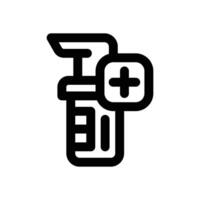 spray line icon. Clean and minimalist icon for websites and mobile apps. vector