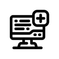 registration line icon. Clean and minimalist icon for websites and mobile apps. vector