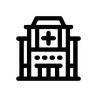 hospital line icon. Clean and minimalist icon for websites and mobile apps. vector