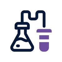 laboratory dual tone icon. Sleek and modern icon for websites and mobile apps. vector