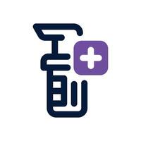 spray dual tone icon. Sleek and modern icon for websites and mobile apps. vector