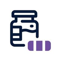 urine test dual tone icon. Sleek and modern icon for websites and mobile apps. vector