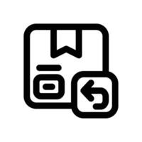 retrun line icon. Clean and minimalist icon for websites and mobile apps. vector