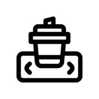select line icon. Clean and minimalist icon for websites and mobile apps. vector