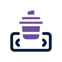 select dual tone icon. Sleek and modern icon for websites and mobile apps. vector