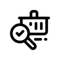 search sale line icon. Clean and minimalist icon for websites and mobile apps. vector