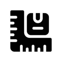 size product glyph icon. Strong and solid icon for websites and mobile apps. vector