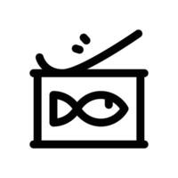 canned food line icon. Clean and minimalist icon for websites and mobile apps. vector