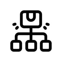 product management line icon. Clean and minimalist icon for websites and mobile apps. vector