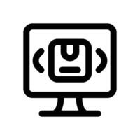 digital product line icon. Clean and minimalist icon for websites and mobile apps. vector