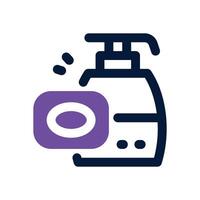 soap dual tone icon. Sleek and modern icon for websites and mobile apps. vector